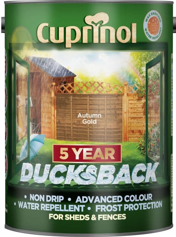 Cuprinol Ducksback 5L - Autumn Gold